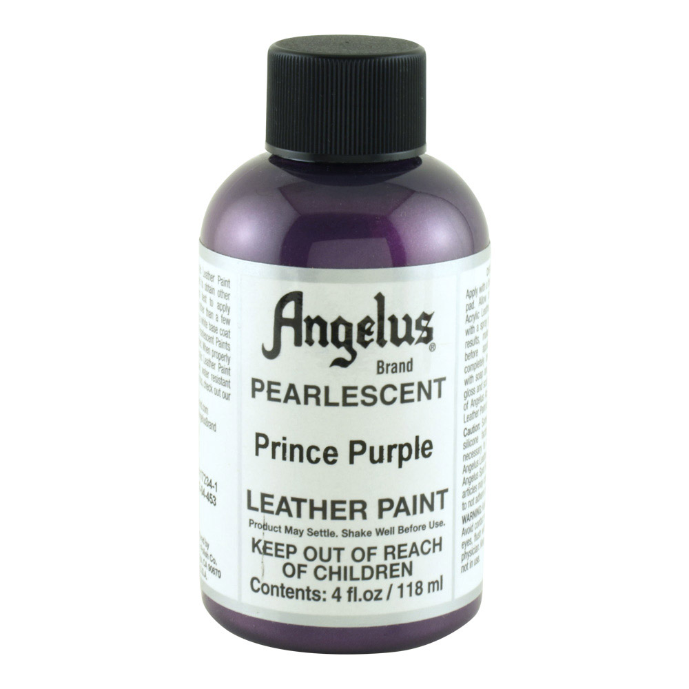 Angelus Leather Paint 4 oz Pearl Prince Purp