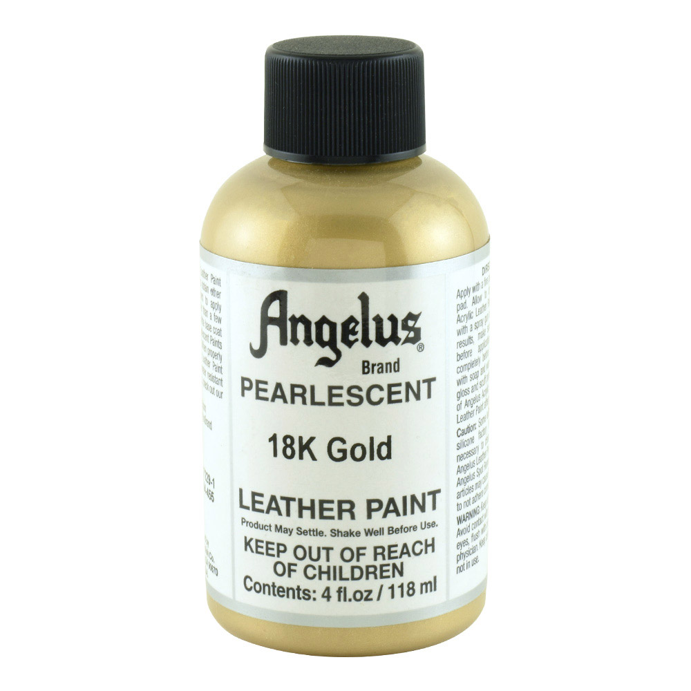 Angelus Leather Paint 4 oz Pearl 18K Gold