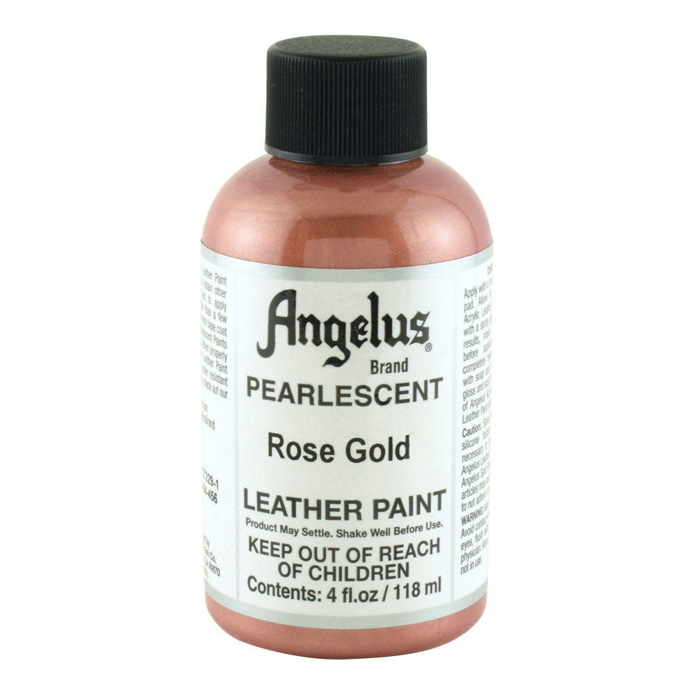 Angelus Leather Paint 4 oz Pearl Rose Gold