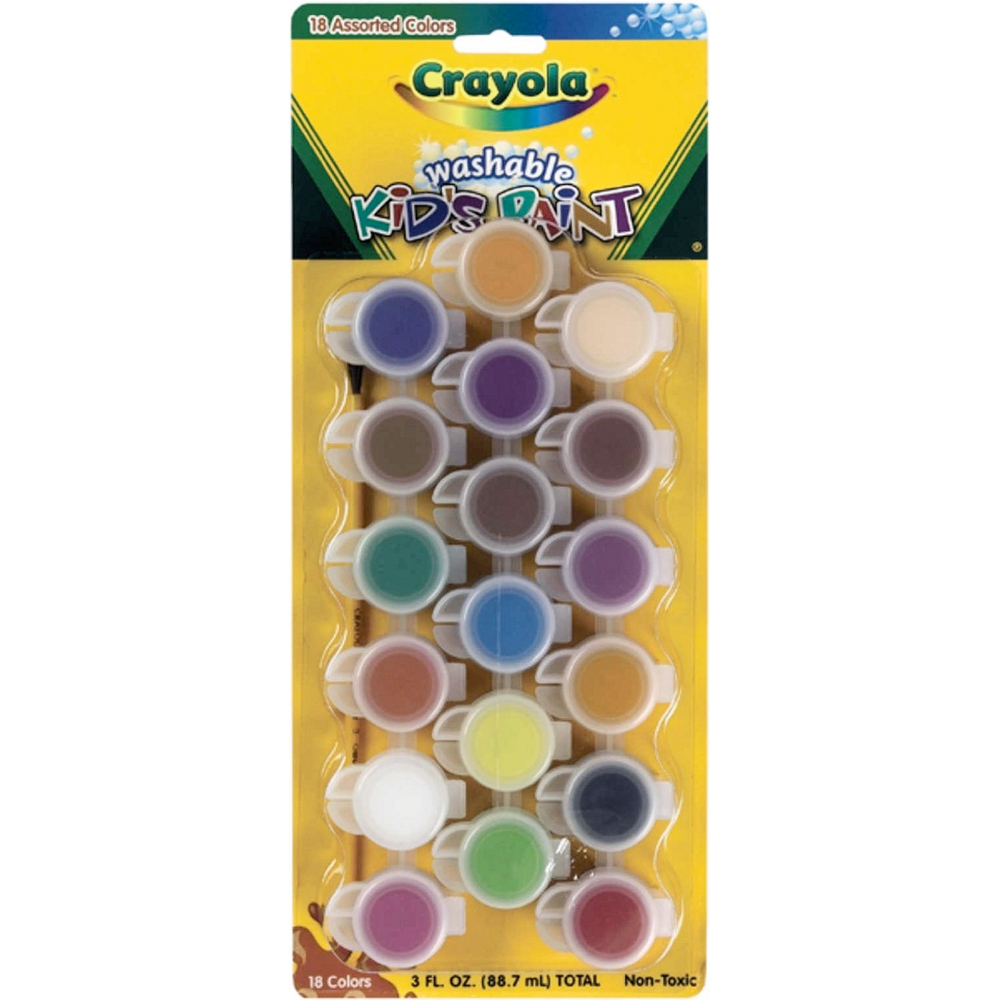 Crayola Washable Paint Pots Set Of 18