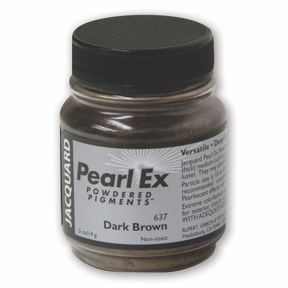 Pearl Ex Pigment .5 oz #637 Dark Brown