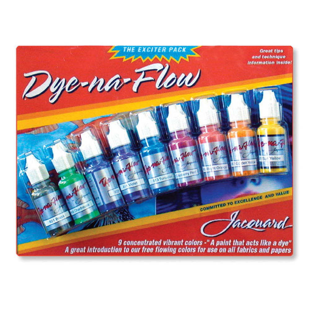 Jacquard Dye-Na-Flow Exciter Pack 9 Colors