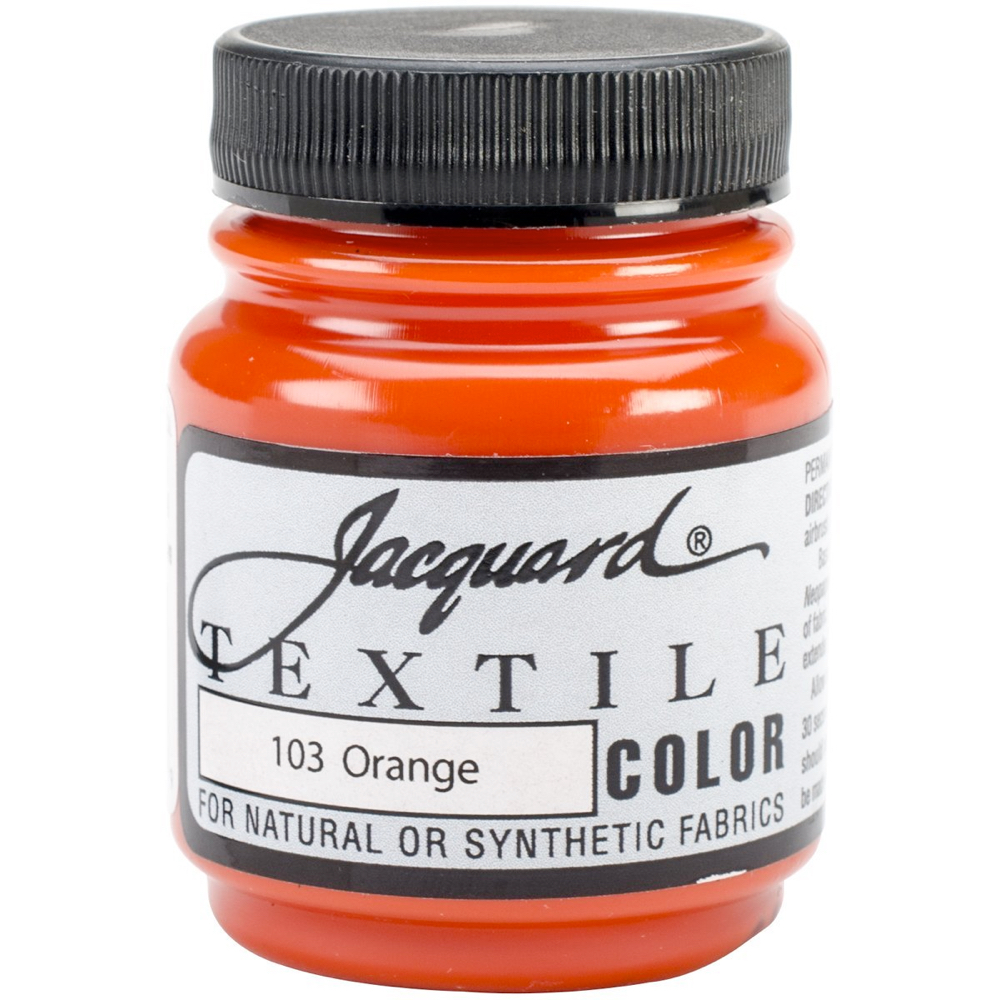 Jacquard Textile Paint 2.25 oz Orange