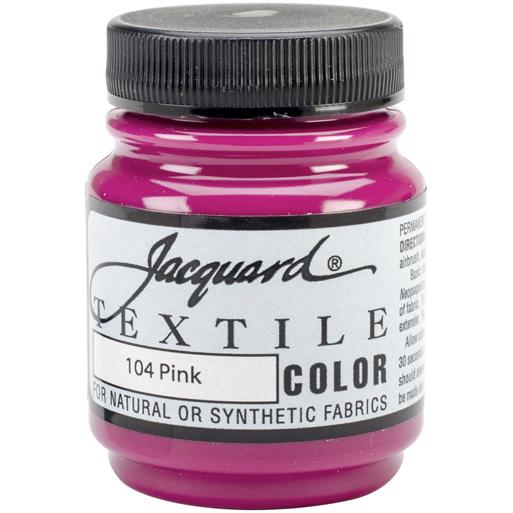 Jacquard Textile Paint 2.25 oz Pink