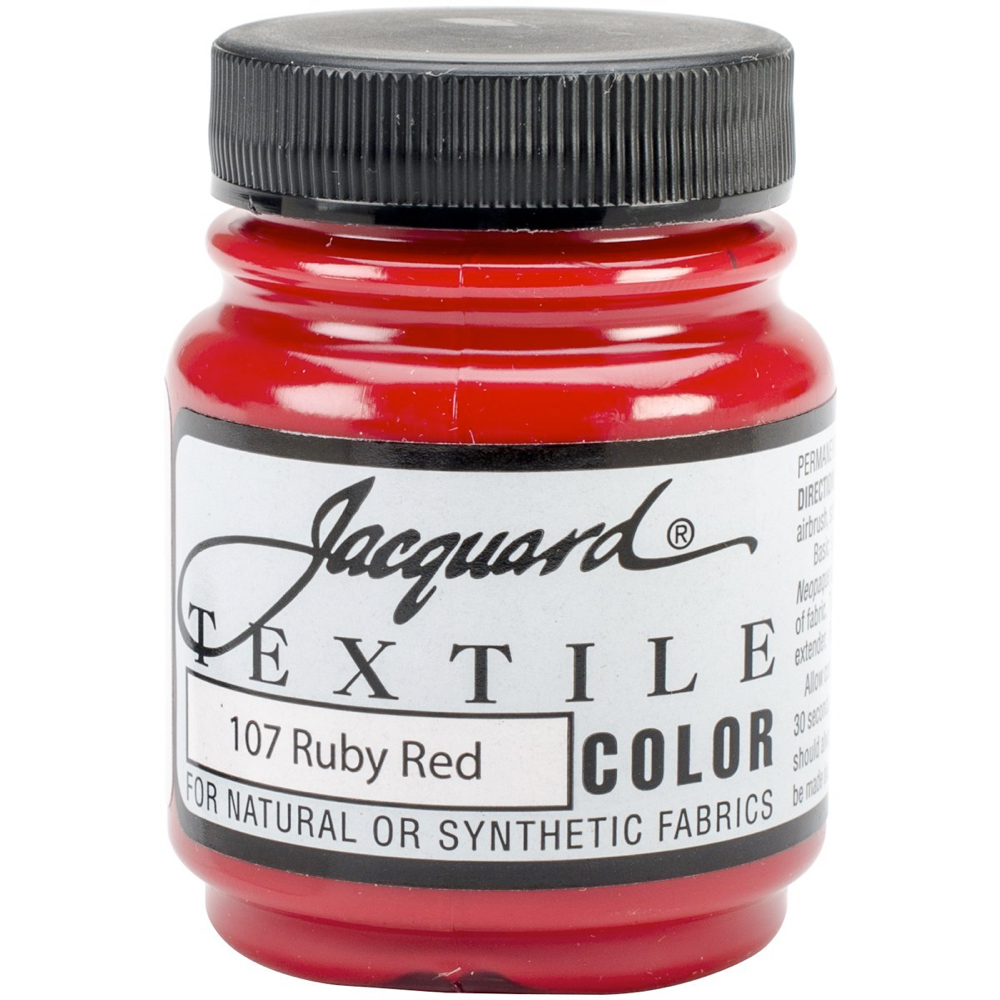 Jacquard Textile Paint 2.25 oz Ruby Red