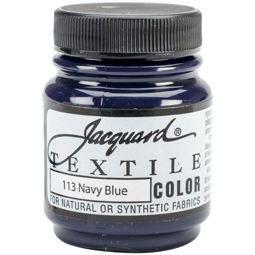 Jacquard Textile Paint 8 oz Navy Blue