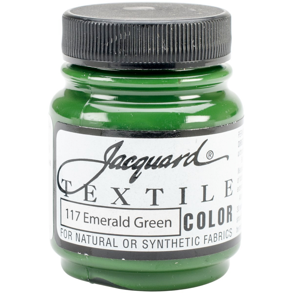 Jacquard Textile Paint 2.25 oz Emerald Green