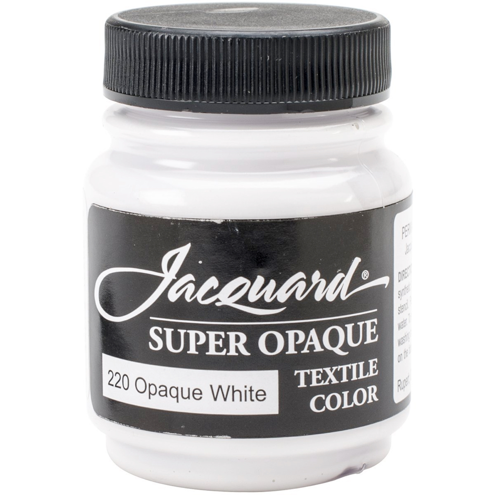 Jacquard Textile Paint 2.25 oz Opaque White