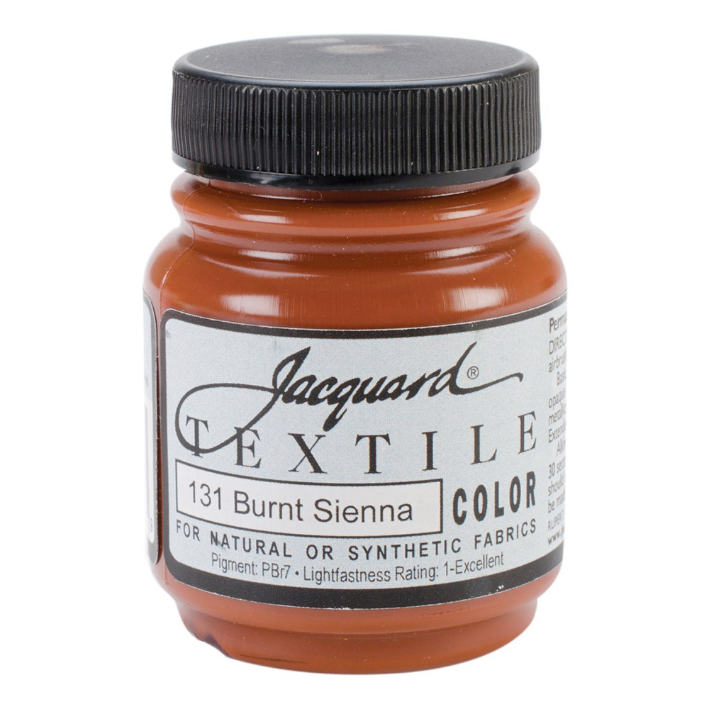 Jacquard Textile Paint 2.25 oz Burnt Sienna