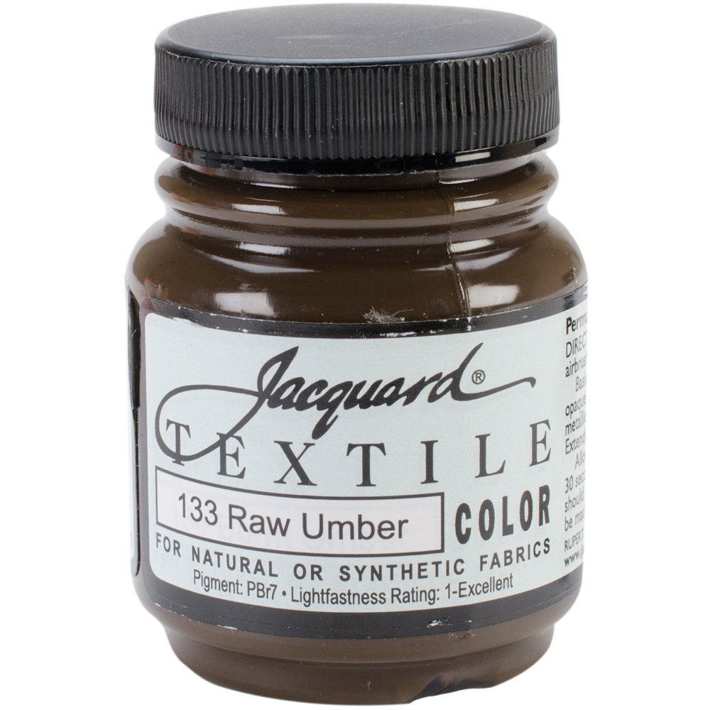 Jacquard Textile Paint 2.25 oz Raw Umber