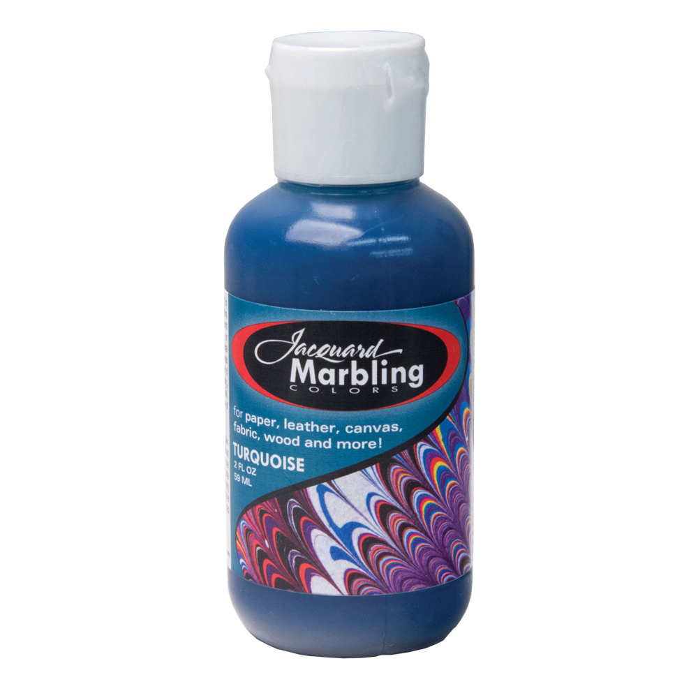Jaquard Marbling Color Turquoise 2 oz