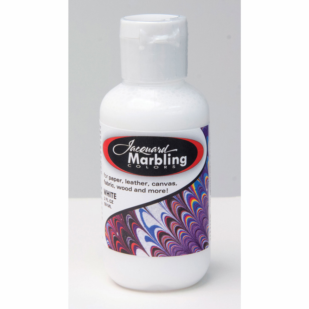 Jaquard Marbling Color White 2 oz