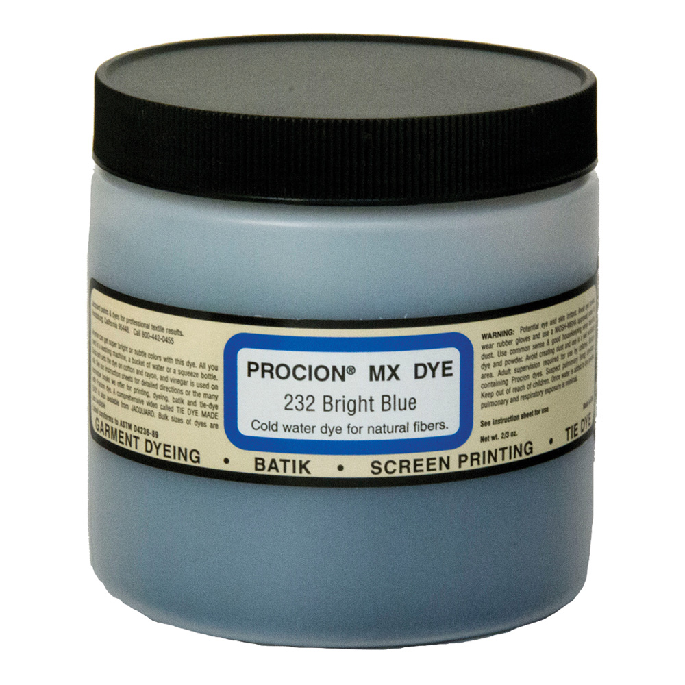 Procion Mx Dye Bright Blue 8 oz
