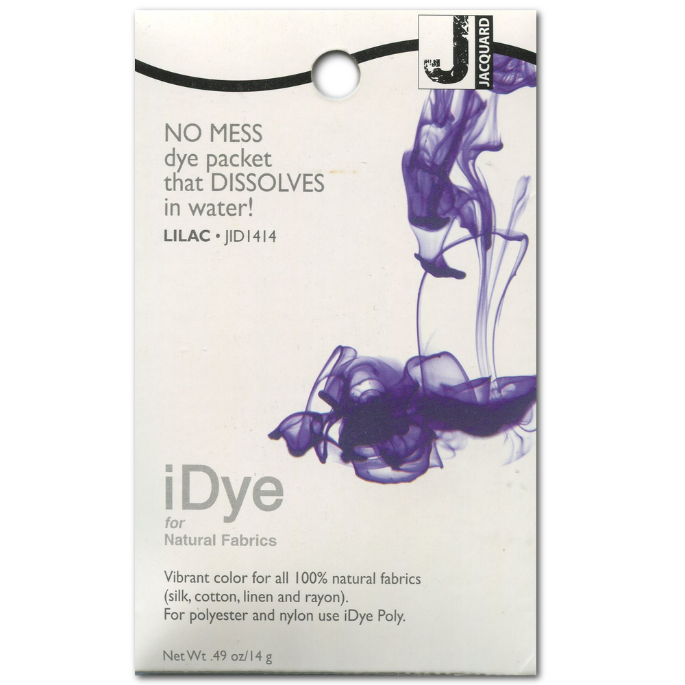 Jacquard Idye Natural Fabric: Lilac