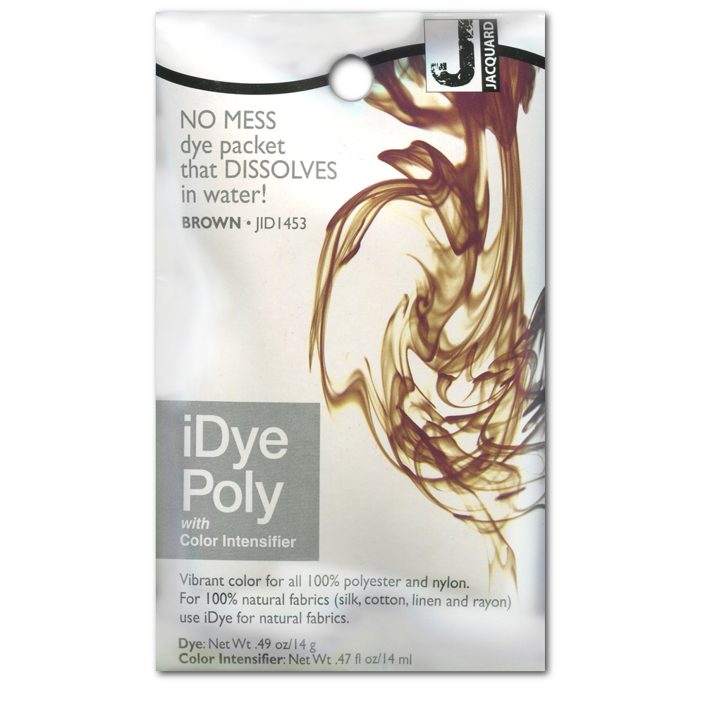 Jacquard Idye Poly: Brown