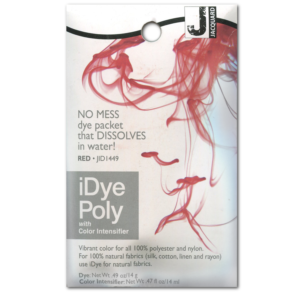 Jacquard Idye Poly: Red