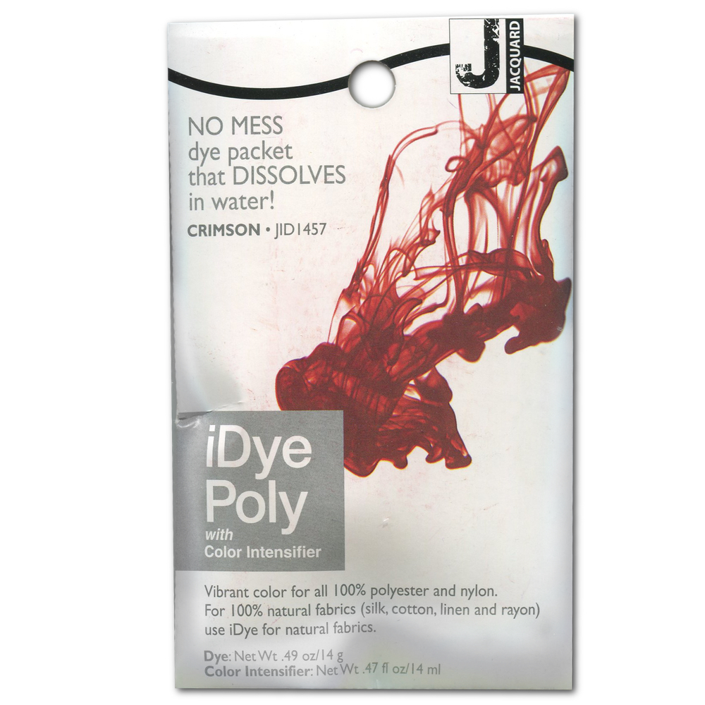 Jacquard Idye Poly: Crimson