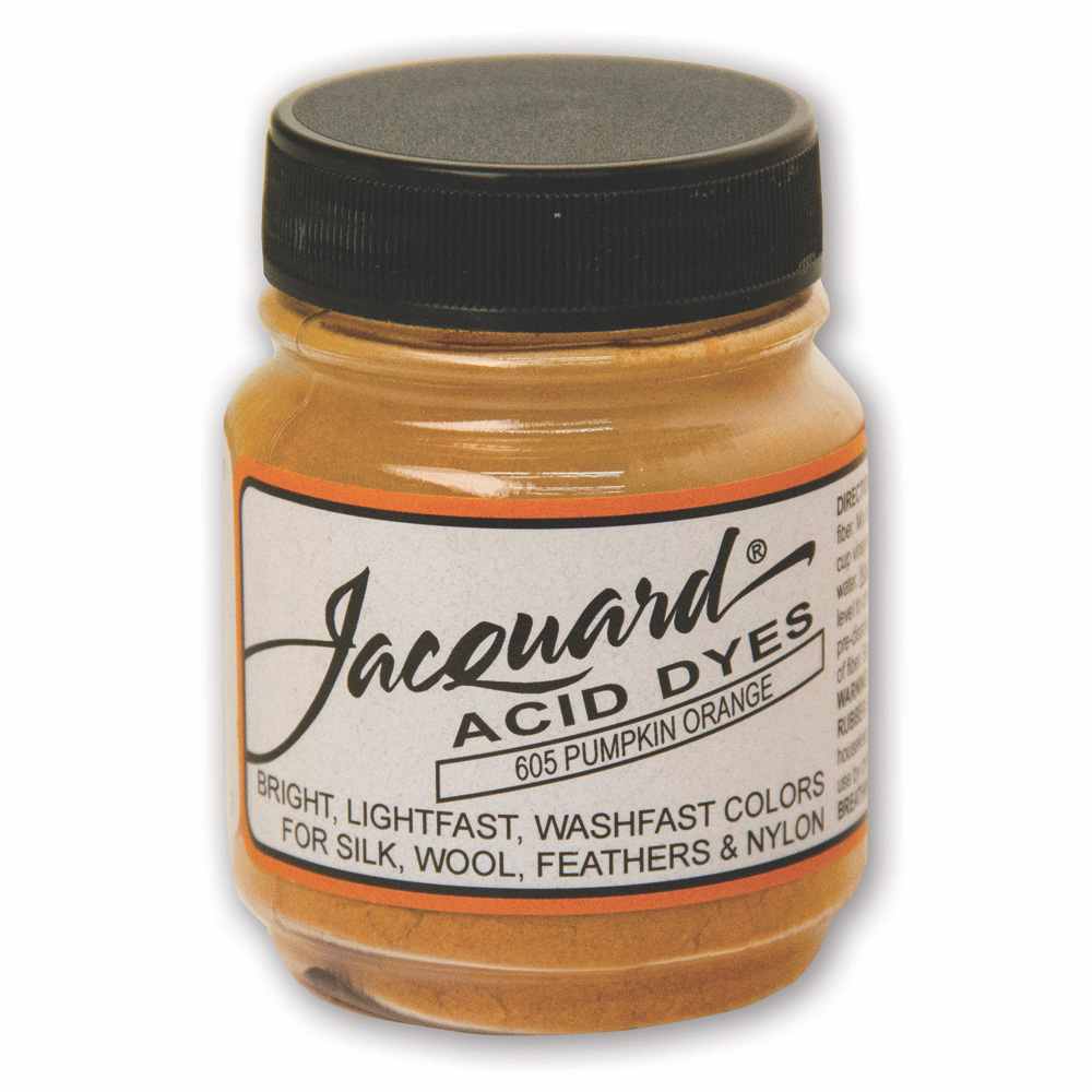 Jacquard Acid Dye 1/2 oz #605 Pumpkin Orange