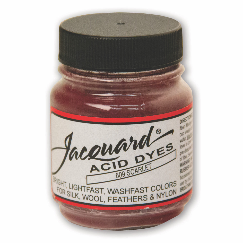 Jacquard Acid Dye 1/2 oz #609 Scarlet