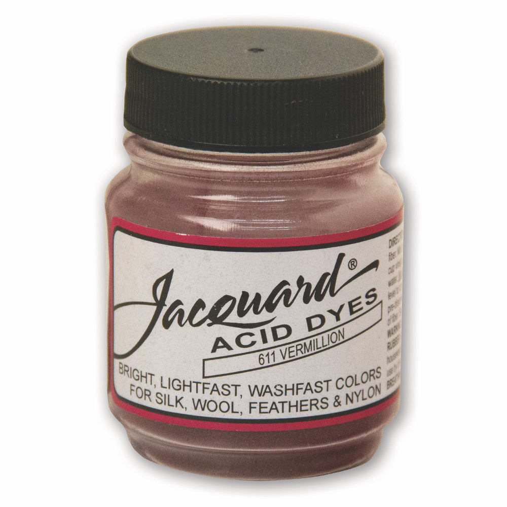 Jacquard Acid Dye 1/2 oz #611 Vermillion