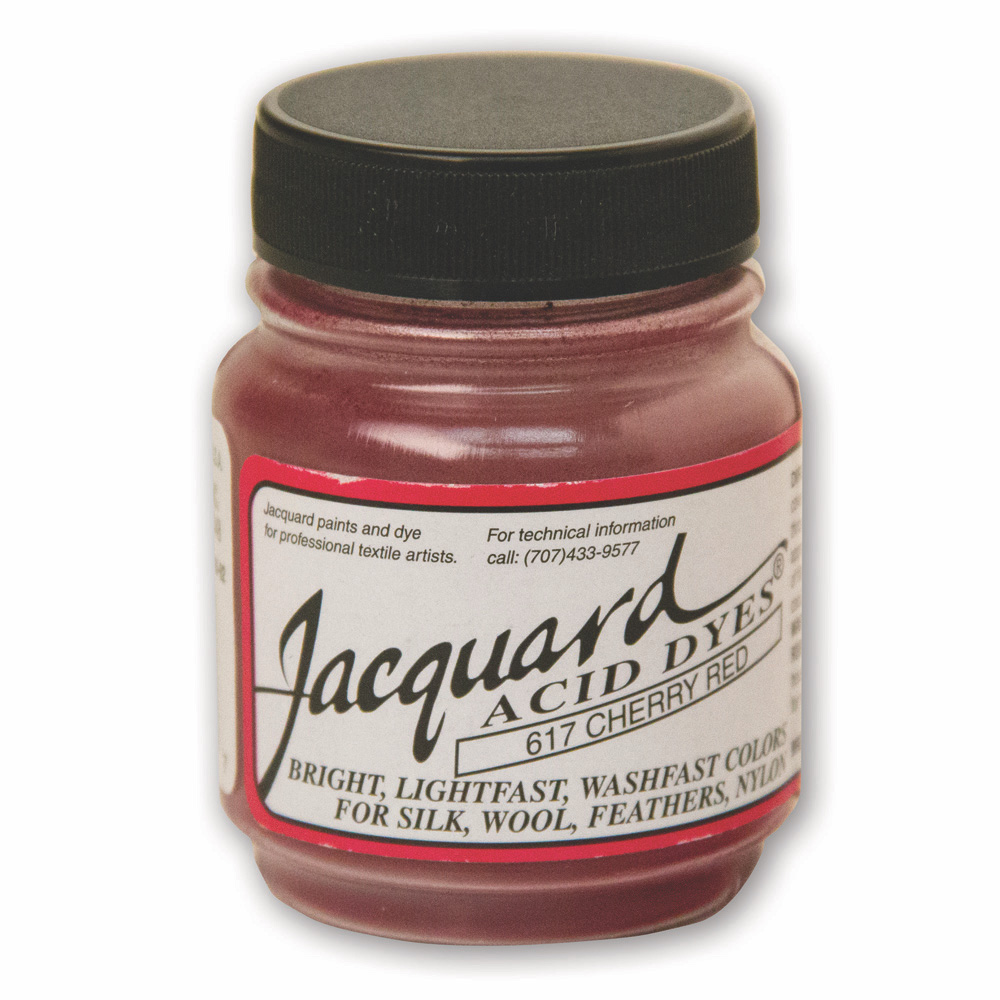 Jacquard Acid Dye 1/2 oz #617 Cherry Red