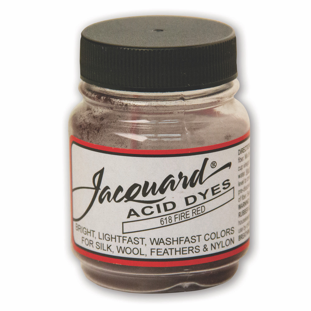 Jacquard Acid Dye 1/2 oz #611/2 Fire Red