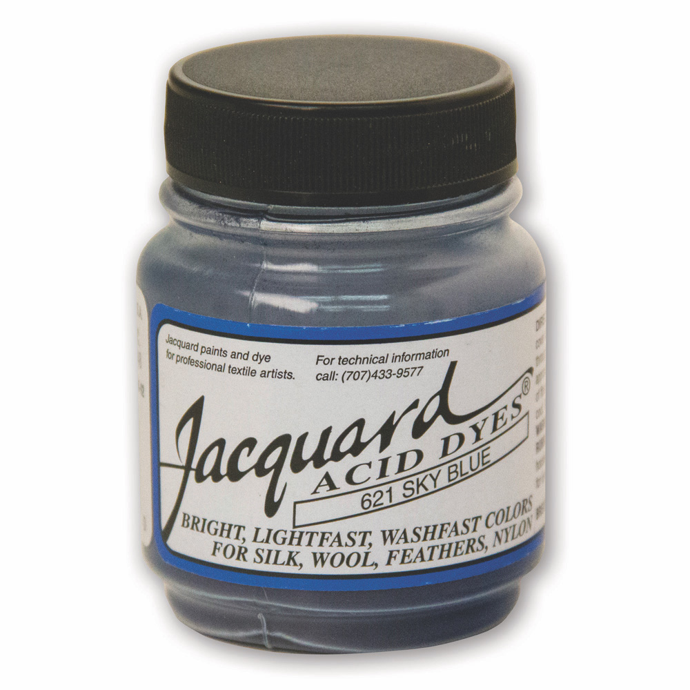 Jacquard Acid Dye 1/2 oz #621 Sky Blue