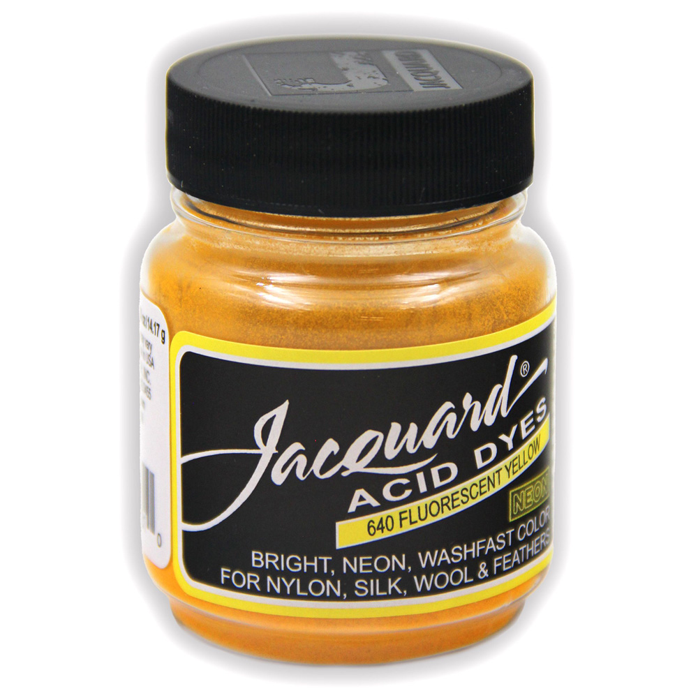 Jacquard Acid Dye 1/2 oz #640 Flour. Yellow