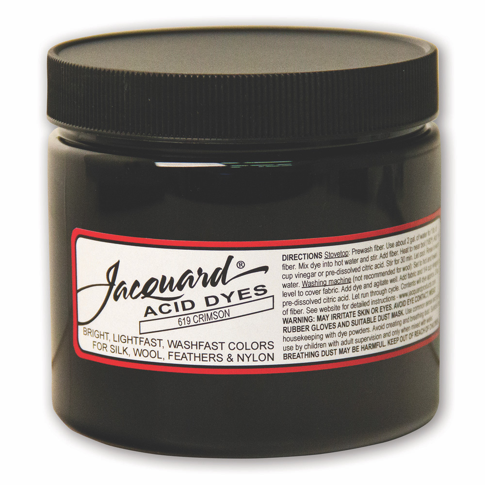 Jacquard Acid Dye 8 oz #619 Crimson