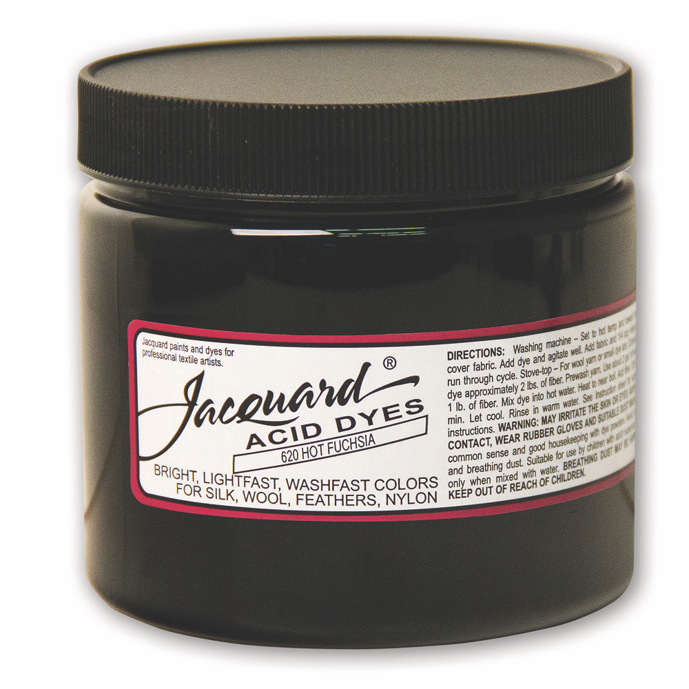 Jacquard Acid Dye 8 oz #620 Hot Fuchsia