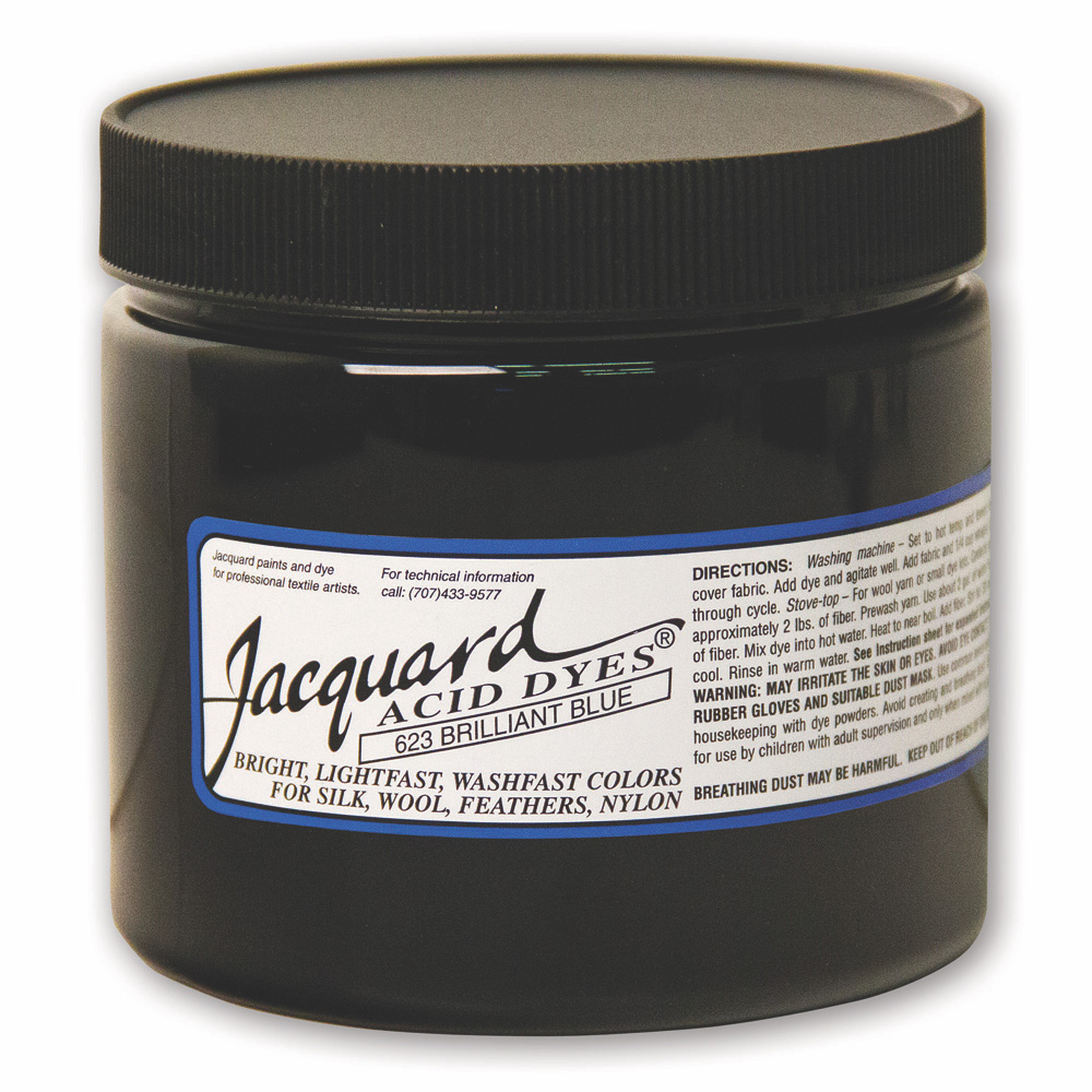 Jacquard Acid Dye 8 oz #623 Brilliant Blue