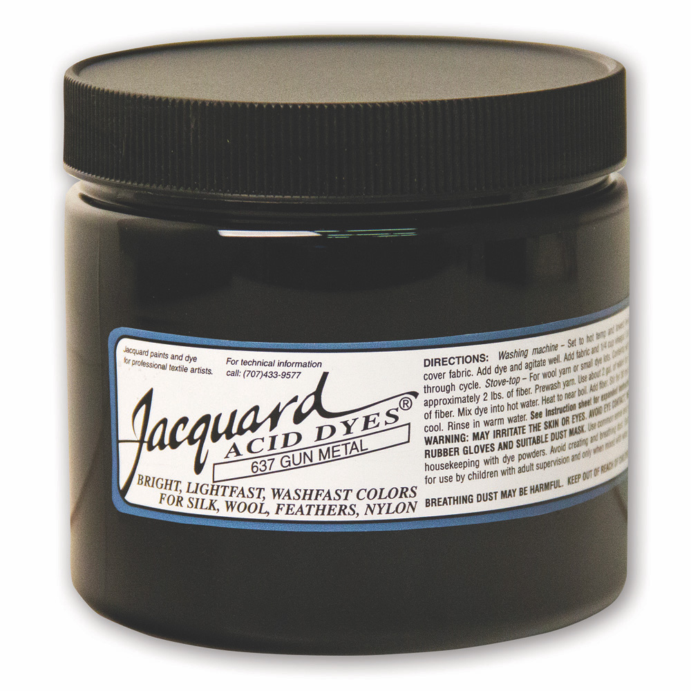 Jacquard Acid Dye 8 oz #637 Gun Metal