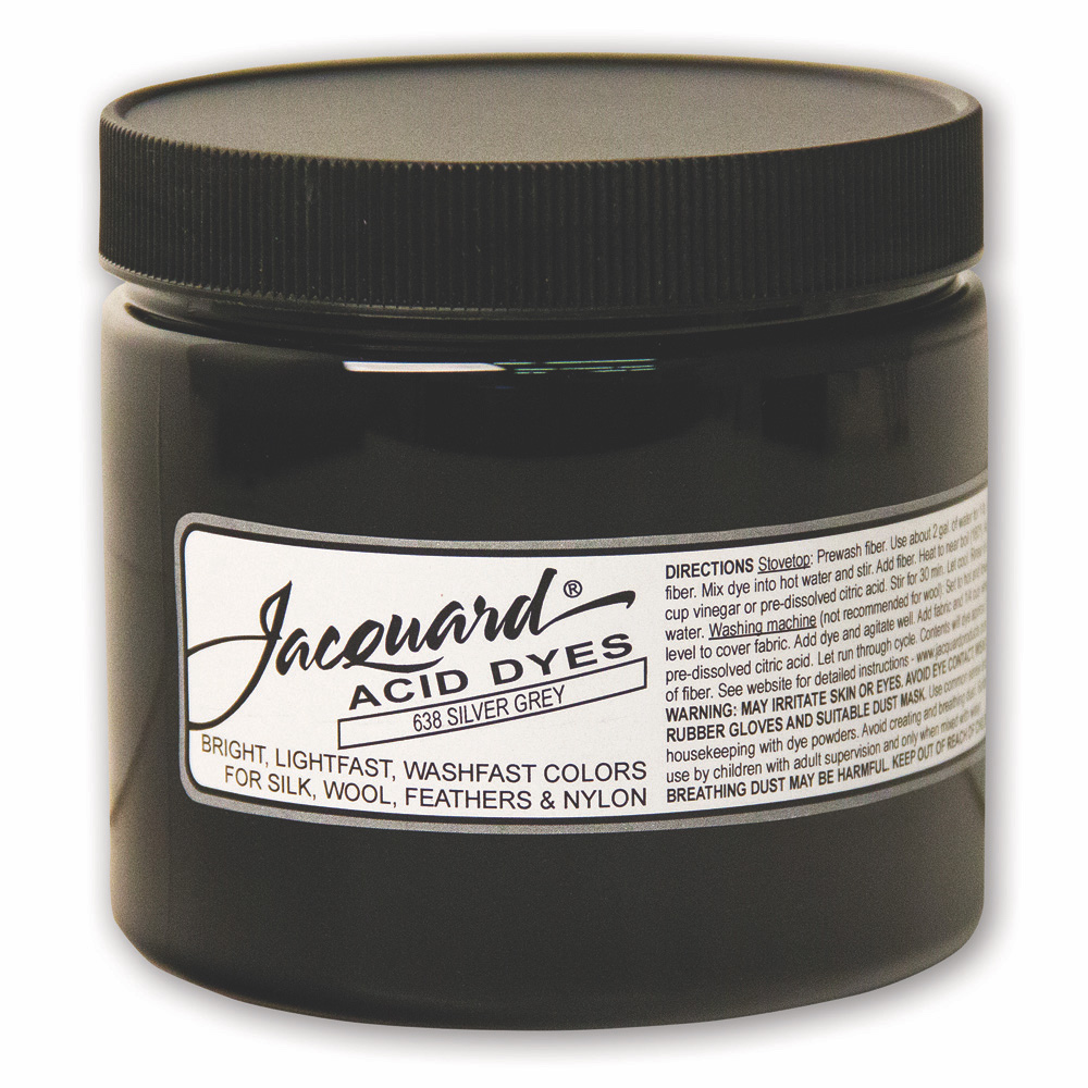 Jacquard Acid Dye 8 oz #638 Silver Gray