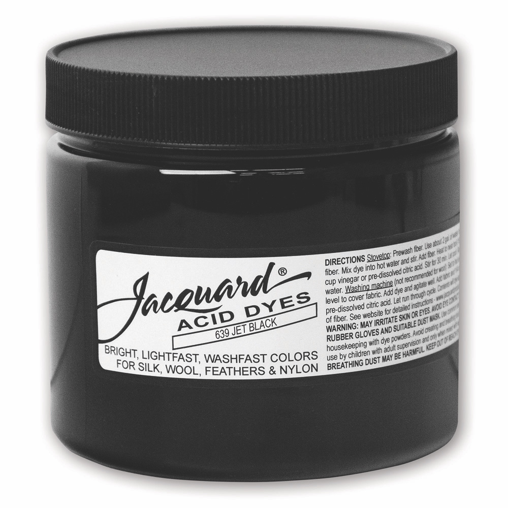 Jacquard Acid Dye 8 oz #639 Jet Black