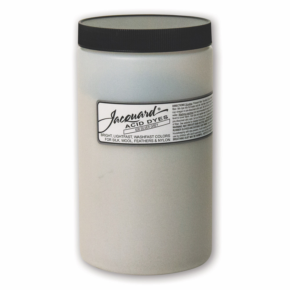 Jacquard Acid Dye 1lb #638 Silver Gray