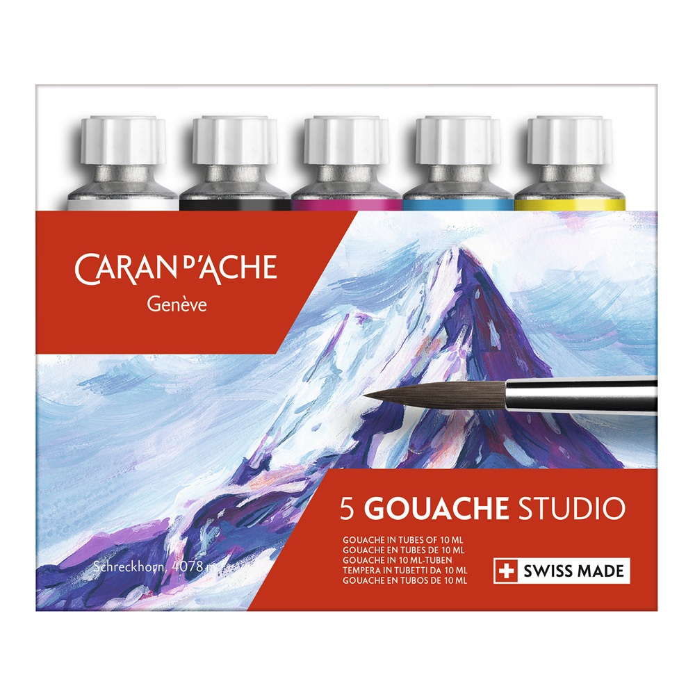 Guache Caran D`Ache C/5 Cores, Guache