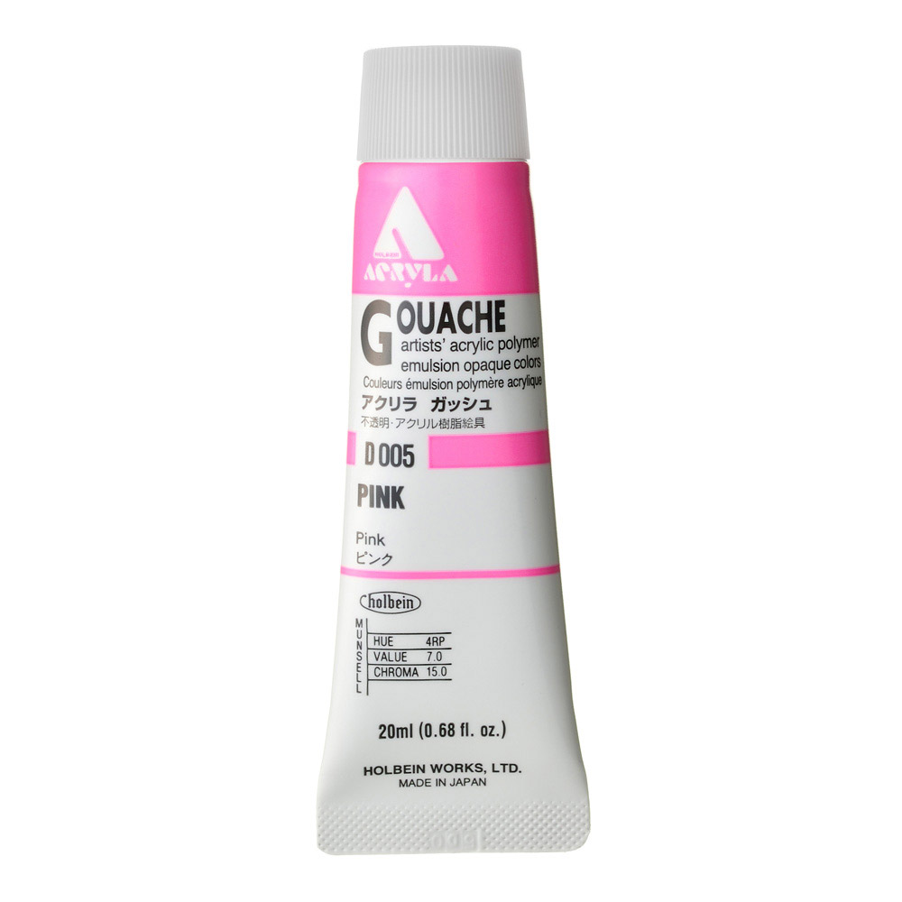 Holbein Acrylic Gouache 20 ml Pink