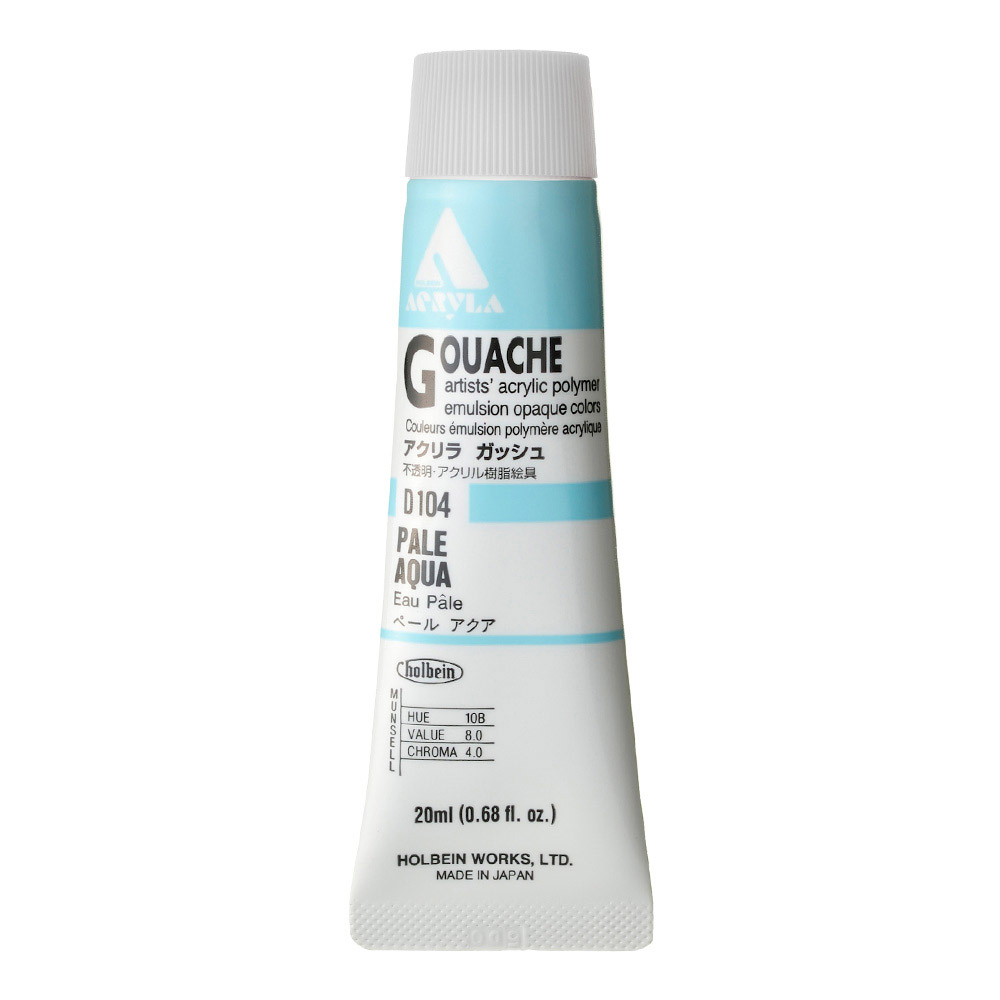 Holbein Acrylic Gouache 20 ml Pale Aqua