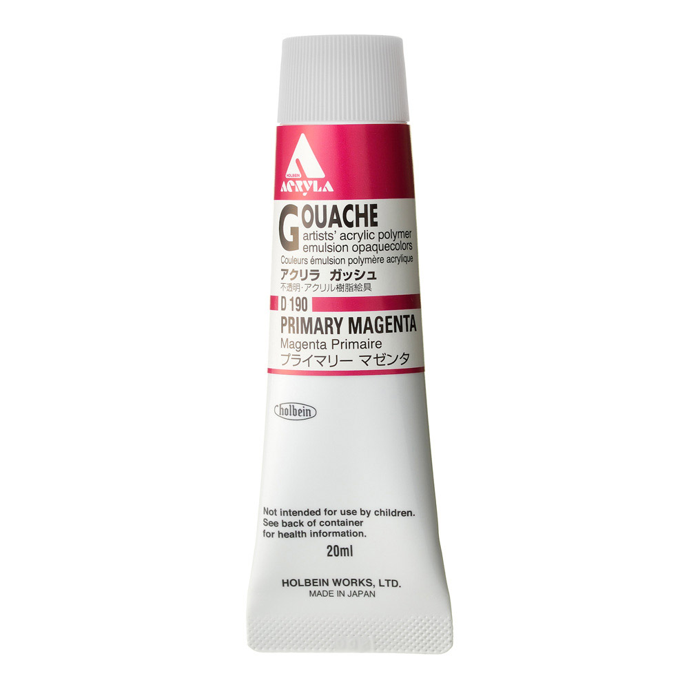 Holbein Acrylic Gouache 20 ml Primary Magenta