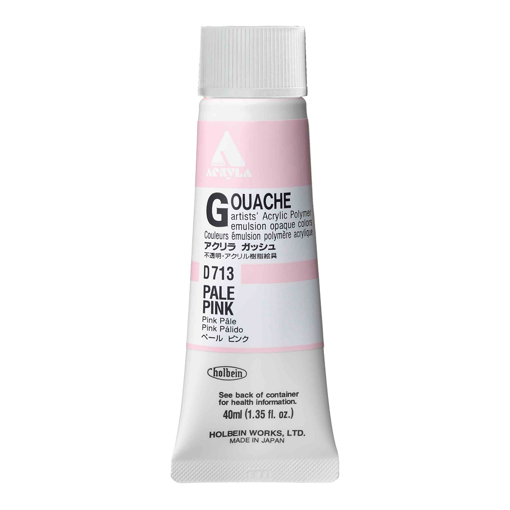 Holbein Acrylic Gouache 40 ml Pale Pink