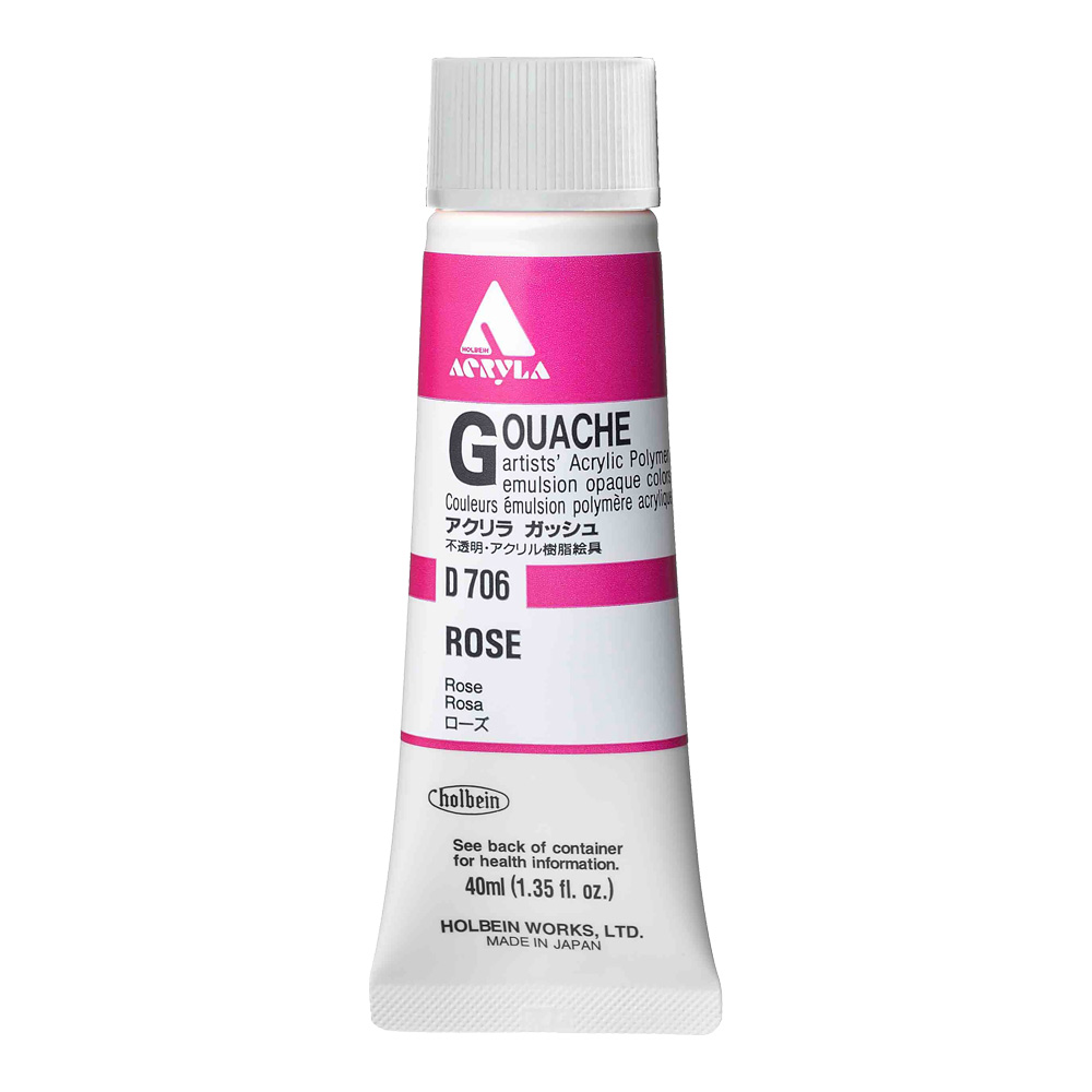 Holbein Acrylic Gouache 40 ml Rose