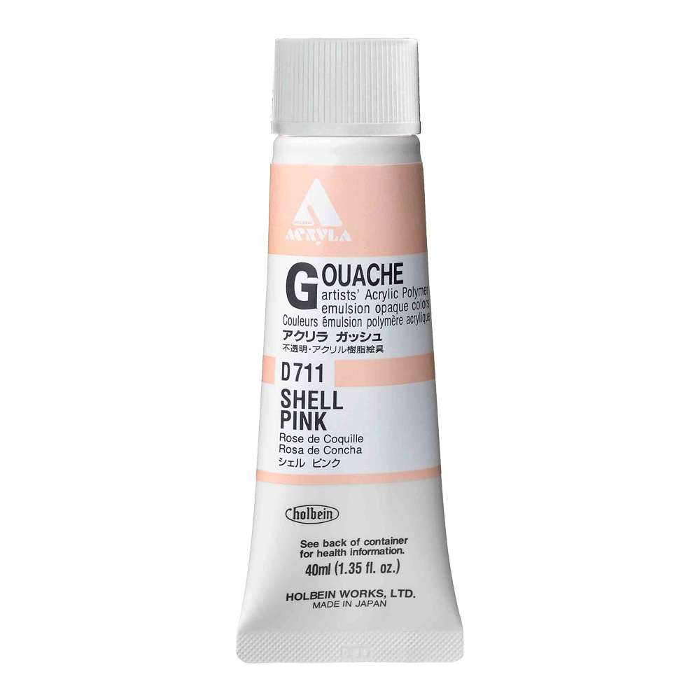 Holbein Acrylic Gouache 40 ml Shell Pink