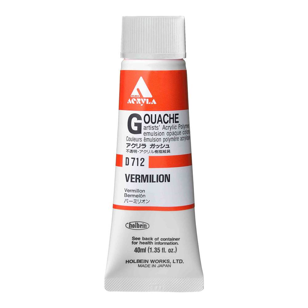 Holbein Acrylic Gouache 40 ml Vermilion