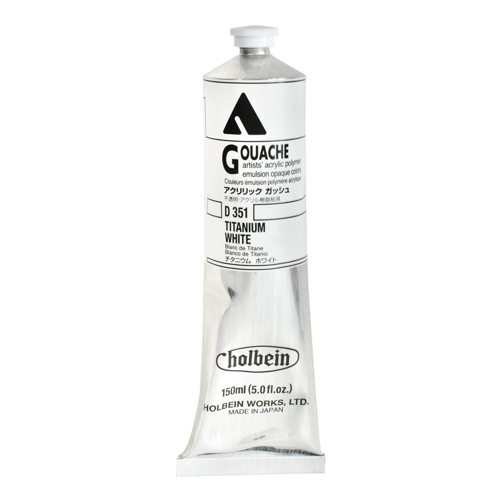 Holbein Acrylic Gouache 150 ml Titanium White