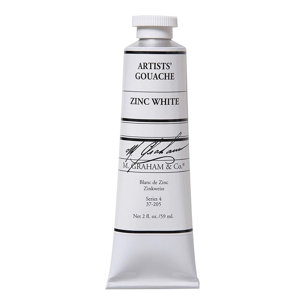 Zinc White and Permanent White Gouache for Urban Sketching 