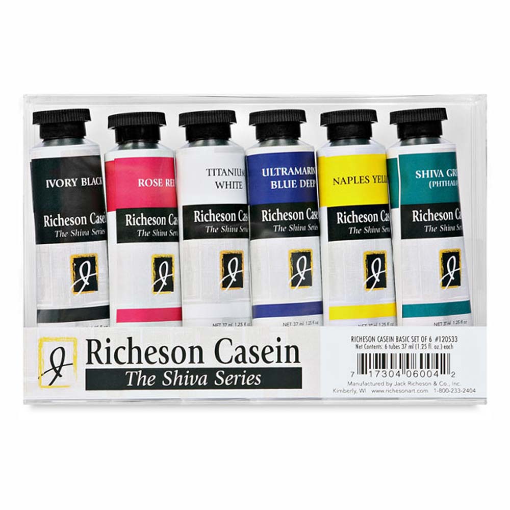 Richeson Casein Shiva Series Basic Set/6