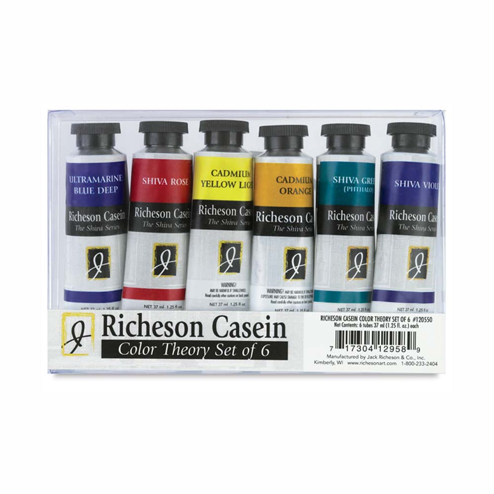 Richeson Casein Shiva Color Theory Set/6