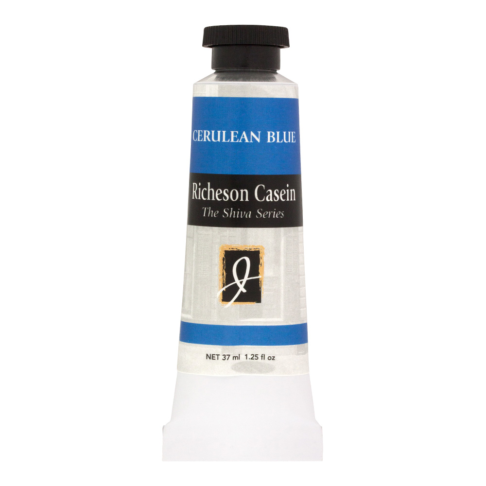 Richeson Artist Casein Cerlean Blue 37ml