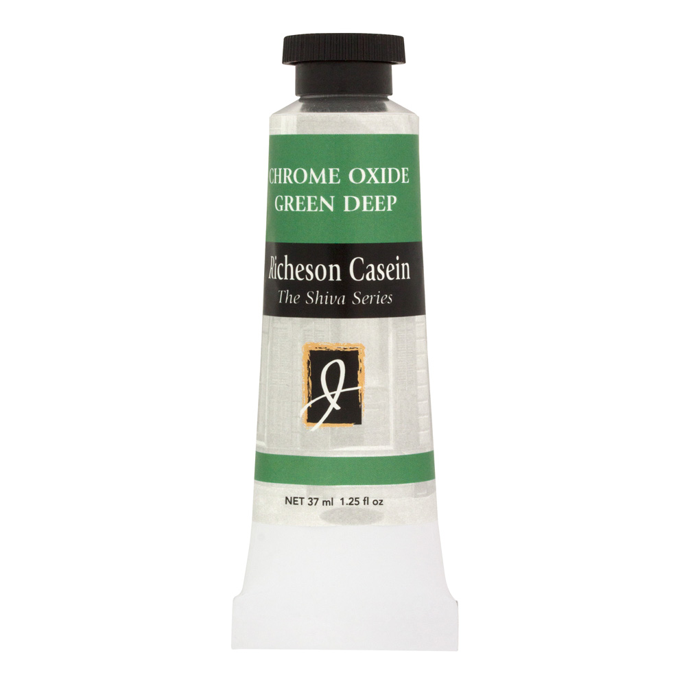 Richeson Artist Casein Chrom Oxide Green 37ml