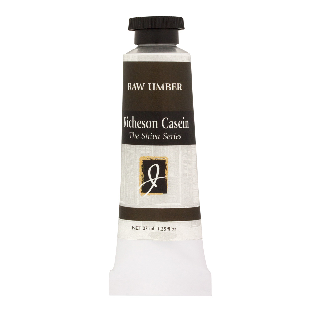 Richeson Artist Casein Raw Umber 37ml